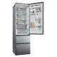 Haier HTR3620ENMG No Frost alulfagyasztós kombinált hűtőszekrény, Wifi, 289/125L, 59.5x66.7x205 cm, ezüst szín 