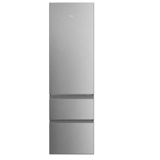 Haier HTR3620ENMG No Frost alulfagyasztós kombinált hűtőszekrény, Wifi, 289/125L, 59.5x66.7x205 cm, ezüst szín 