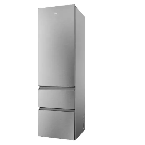 Haier HTR3620ENMG No Frost alulfagyasztós kombinált hűtőszekrény, Wifi, 289/125L, 59.5x66.7x205 cm, ezüst szín 