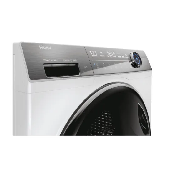 Haier HW100-B14979NU1 elöltöltős mosógép, 10 kg, inverter motor, gőz, Wifi, 59.5x58.3x85 cm 