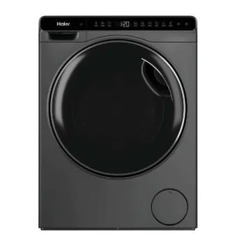 Haier HW50-BP12307GU1 elöltöltős mini mosógép, 5kg, Wifi, inverter motor, 51x49.2x70 cm, antracit szín 