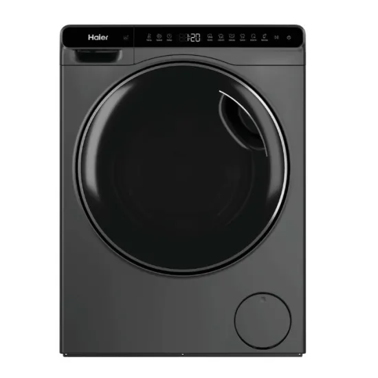 Haier HW50-BP12307GU1 elöltöltős mini mosógép, 5kg, Wifi, inverter motor, 51x49.2x70 cm, antracit szín 