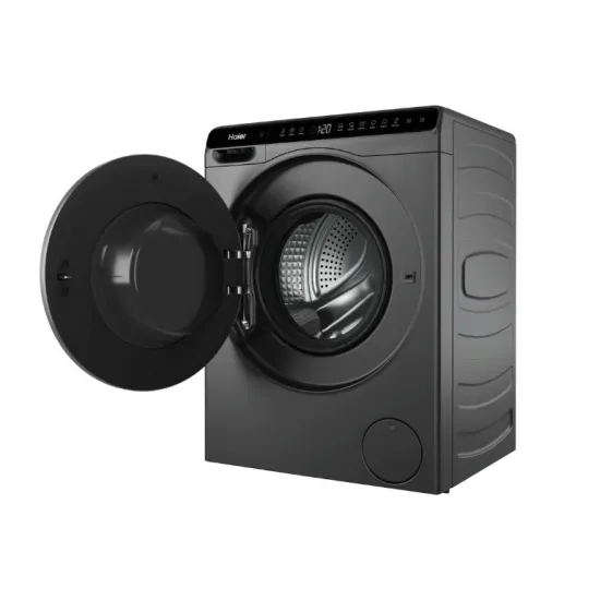 Haier HW50-BP12307GU1 elöltöltős mini mosógép, 5kg, Wifi, inverter motor, 51x49.2x70 cm, antracit szín 