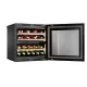 Haier HW60G25F2 beépíthető borhűtő, 21 palack, Wifi, 59.5x55.9x58.6 cm, fekete szín