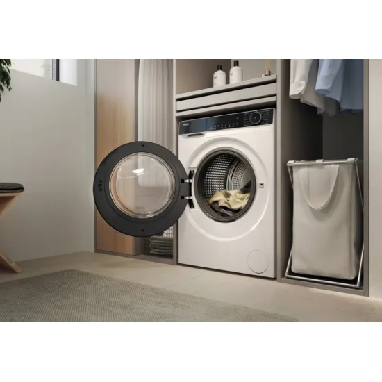 Haier HW70-BP14357TU-S elöltöltős mosógép, 7 kg, inverter motor, gőz, Wifi, 59.5x46.8x85 cm