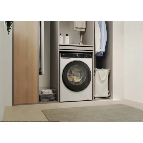 Haier HW70-BP14357TU-S elöltöltős mosógép, 7 kg, inverter motor, gőz, Wifi, 59.5x46.8x85 cm