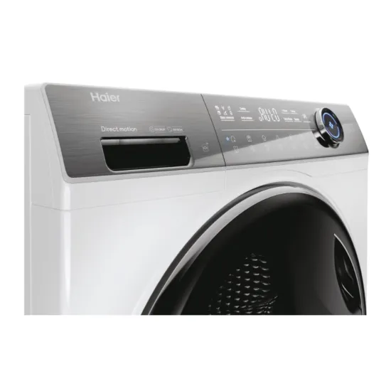 Haier HW90-B14979EU1-S elöltöltős mosógép, 9 kg, Wifi, gőz, 59.5x58.3x85 cm 