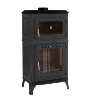 Hunor 8010 öntvény sütős kandalló, szürke 7,1 kW