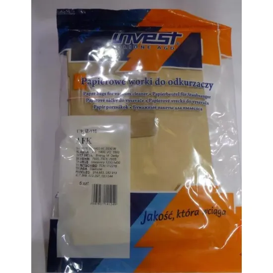 Invest IZ-Y16 kompatibilis papír porzsák 5db/csomag