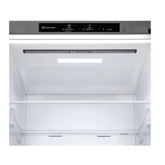 LG GBV3100APY alulfagyasztós kombinált hűtőszekrény, Smart Inverter Kompresszor, 234/110L,59.5x67.5x186 cm, hamvas matt ezüst szín 