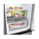 LG GBV3100APY alulfagyasztós kombinált hűtőszekrény, Smart Inverter Kompresszor, 234/110L,59.5x67.5x186 cm, hamvas matt ezüst szín 