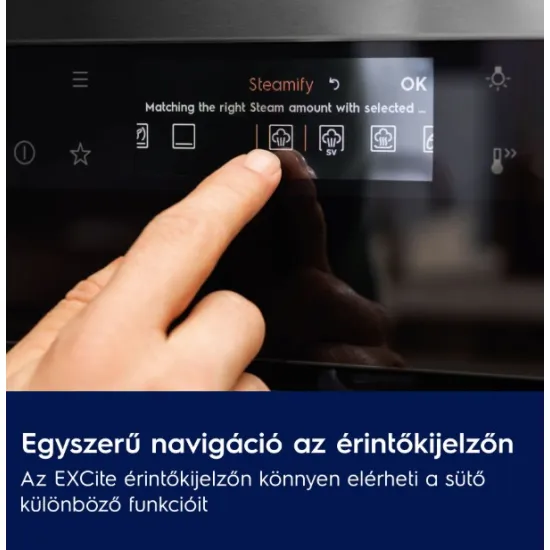 Electrolux LOD8P39Z beépíthető sütő, 72L, pirolitikus tisztítás, 59.4x56.9x59.4 cm, fekete szín 