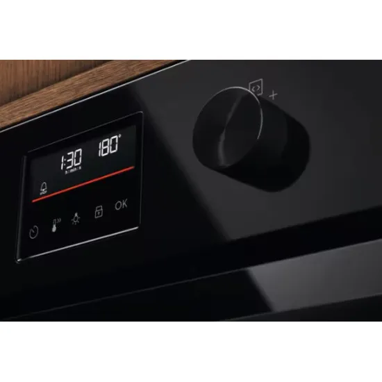 Electrolux LOF4P06BK beépíthető sütő, 65L, pirolitikus tisztítás, 59.4x56x59.8 cm, fekete szín 