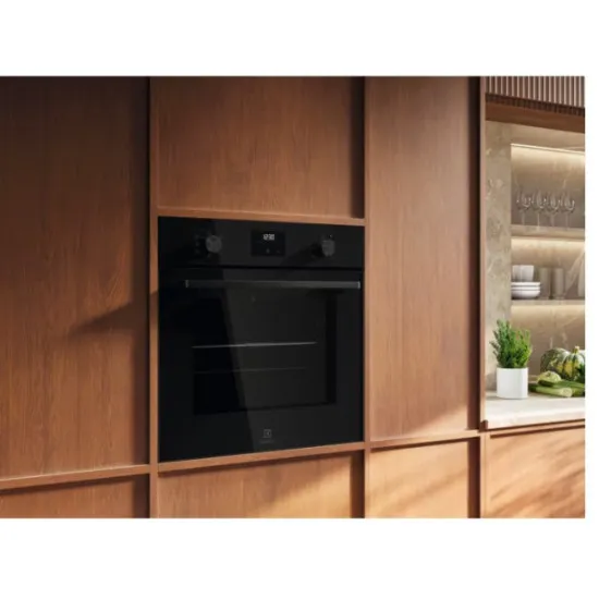 Electrolux LOFGF00BK beépíthető sütő, 65L, 59.4x56x59.8 cm, fekete szín 