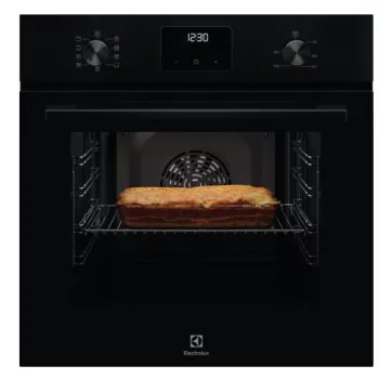 Electrolux LOFGF00BK beépíthető sütő, 65L, 59.4x56x59.8 cm, fekete szín 