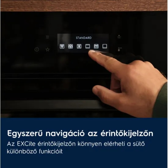 Electrolux LVL8E09Z beépíthető kompakt sütő és mikró, 44L, Wifi, 59.5x56.7x45.5 cm, fekete szín 