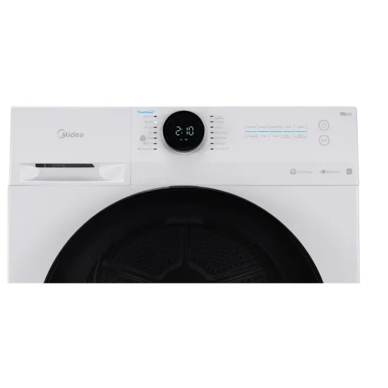 Midea MD200H100BW/W-HR hőszivattyús szárítógép, Wifi, 10 kg, 59.5x67.5x84.5 cm