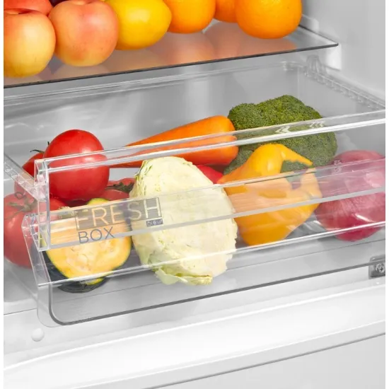 Midea MDRB369FGE01 alulfagyasztós kombinált hűtőszekrény, 197/65L, 54.7x56.8x177.3 cm 
