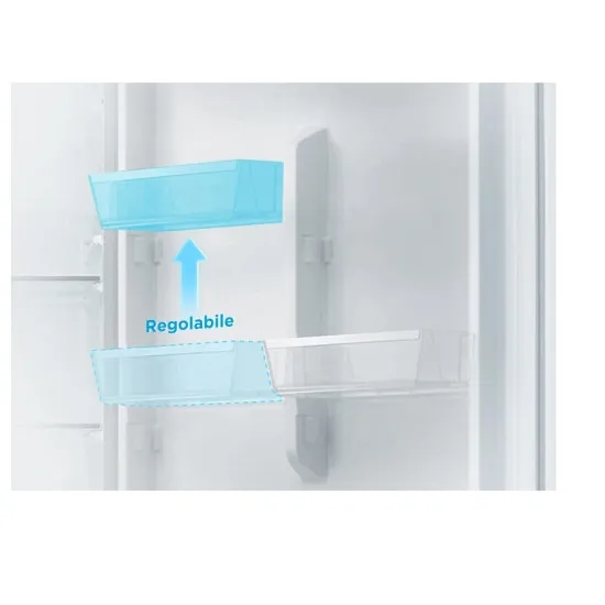 Midea MDRB489FGE01OE No Frost alulfagyasztós kombinált hűtőszekrény, 247/83L, 59.5x63.5x201 cm