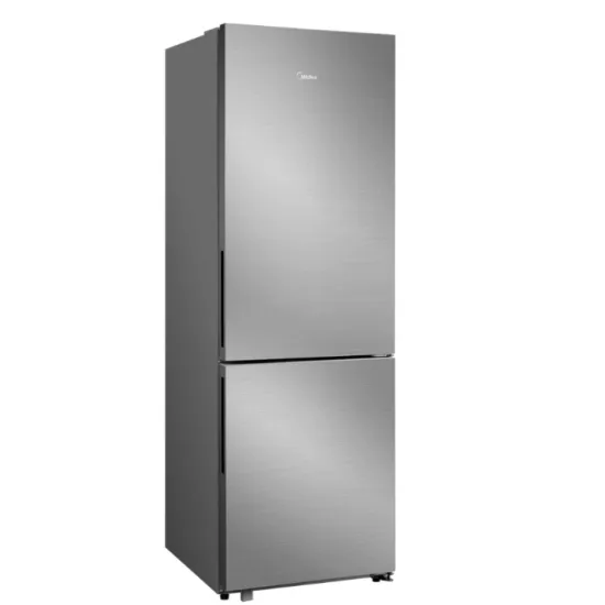Midea MDRB548MME46 No Frost alulfagyasztós kombinált hűtőszekrény, inverter motor, 271/130L, 63.5x72.5x192.5 cm, inox szín