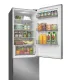 Midea MDRB548MME46 No Frost alulfagyasztós kombinált hűtőszekrény, inverter motor, 271/130L, 63.5x72.5x192.5 cm, inox szín