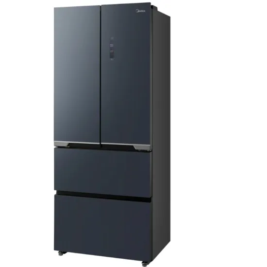 Midea MDRF600BIE70 No Frost side by side hűtőszekrény francia ajtós kialakítással, 276/159L, inverter kompresszor, 73.5x60x191 cm, sötét inox szín 