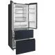 Midea MDRF600BIE70 No Frost side by side hűtőszekrény francia ajtós kialakítással, 276/159L, inverter kompresszor, 73.5x60x191 cm, sötét inox szín 