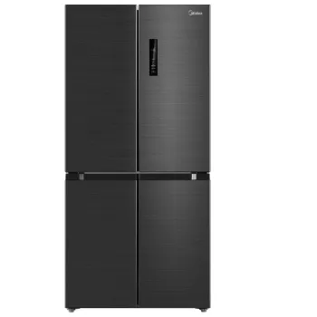 Midea MDRF632FIE45 side by side hűtőszekrény francia ajtós kialakítással, inverter kompresszor, 305/169L, 83.3x65.3x177.5 cm, sötét inox szín 