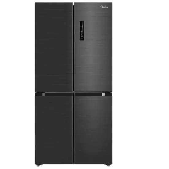 Midea MDRF632FIE45 side by side hűtőszekrény francia ajtós kialakítással, inverter kompresszor, 305/169L, 83.3x65.3x177.5 cm, sötét inox szín 