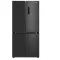 Midea MDRF632FIE45 side by side hűtőszekrény francia ajtós kialakítással, inverter kompresszor, 305/169L, 83.3x65.3x177.5 cm, sötét inox szín 