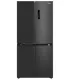 Midea MDRF632FIE45 side by side hűtőszekrény francia ajtós kialakítással, inverter kompresszor, 305/169L, 83.3x65.3x177.5 cm, sötét inox szín 