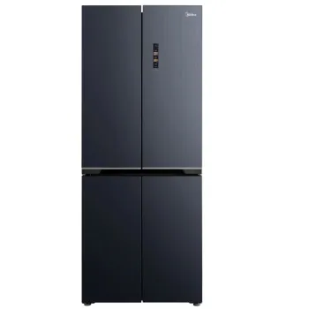 Midea MDRM587BIE70 No Frost side by side hűtőszekrény francia ajtós kialakítással, inverter motor, 276/150L, 75.3x60x191 cm, sötét inox szín 