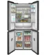 Midea MDRM587BIE70 No Frost side by side hűtőszekrény francia ajtós kialakítással, inverter motor, 276/150L, 75.3x60x191 cm, sötét inox szín 