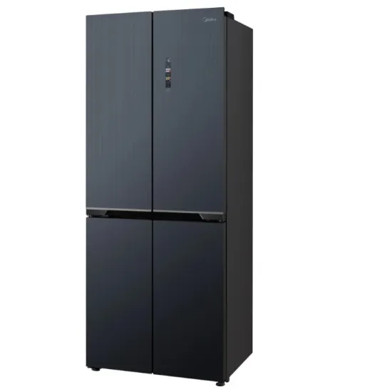 Midea MDRM587BIE70 No Frost side by side hűtőszekrény francia ajtós kialakítással, inverter motor, 276/150L, 75.3x60x191 cm, sötét inox szín 