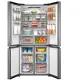 Midea MDRM691FIE46 No Frost side by side hűtőszekrény francia ajtós kialakítással, 345/170L, inverter motor, 83.3x65.3x189.8 cm, inox szín 