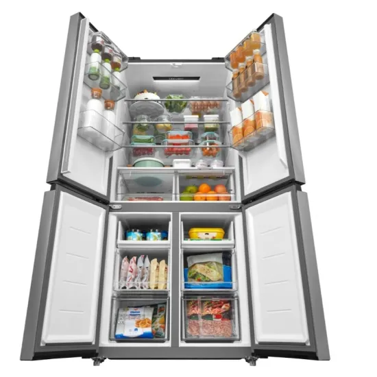 Midea MDRM691FIE46 No Frost side by side hűtőszekrény francia ajtós kialakítással, 345/170L, inverter motor, 83.3x65.3x189.8 cm, inox szín 