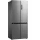 Midea MDRM691FIE46 No Frost side by side hűtőszekrény francia ajtós kialakítással, 345/170L, inverter motor, 83.3x65.3x189.8 cm, inox szín 