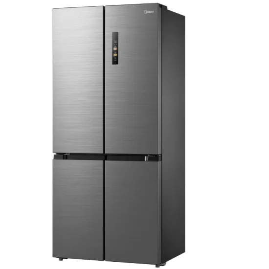 Midea MDRM691FIE46 No Frost side by side hűtőszekrény francia ajtós kialakítással, 345/170L, inverter motor, 83.3x65.3x189.8 cm, inox szín 