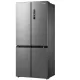 Midea MDRM691FIE46 No Frost side by side hűtőszekrény francia ajtós kialakítással, 345/170L, inverter motor, 83.3x65.3x189.8 cm, inox szín 
