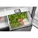 Midea MDRM691FIE46 No Frost side by side hűtőszekrény francia ajtós kialakítással, 345/170L, inverter motor, 83.3x65.3x189.8 cm, inox szín 
