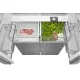 Midea MDRM691FIE46 No Frost side by side hűtőszekrény francia ajtós kialakítással, 345/170L, inverter motor, 83.3x65.3x189.8 cm, inox szín 