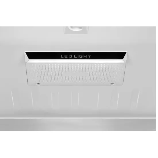 Midea MDRM691FIE46 No Frost side by side hűtőszekrény francia ajtós kialakítással, 345/170L, inverter motor, 83.3x65.3x189.8 cm, inox szín 