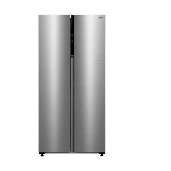 Midea MDRS619FIE46 Total No Frost side by side hűtőszekrény, inverter motor, 271/189L, Wifi, 83.5x63.5x177.5 cm, inox szín 