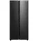 Midea MDRS619FIE45 No Frost side by side hűtőszekrény, 271/189L, inverter motor, 83.5x63.5x177.5 cm, sötét inox szín 
