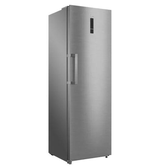 Midea MDRU502MTE46 No Frost egyajtós hűtőszekrény, 362L, 59.5x61.8x185 cm, inox szín 