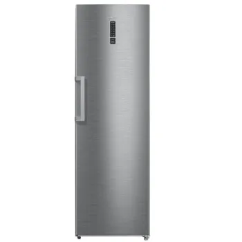 Midea MDRU502MTE46 No Frost egyajtós hűtőszekrény, 362L, 59.5x61.8x185 cm, inox szín 