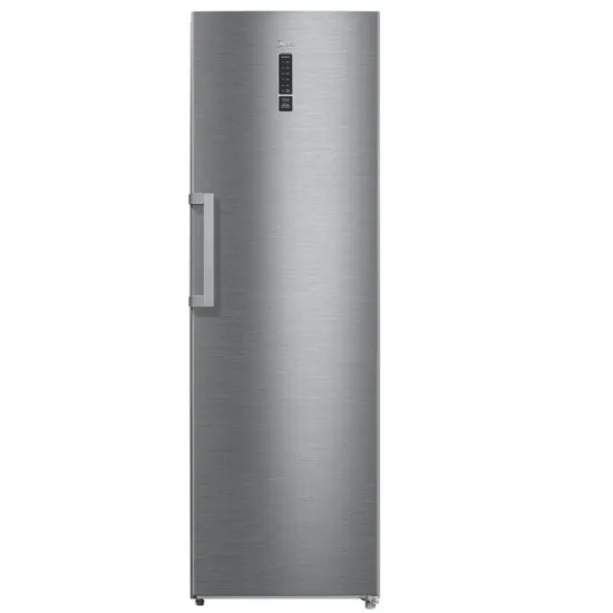 Midea MDRU502MTE46 No Frost egyajtós hűtőszekrény, 362L, 59.5x61.8x185 cm, inox szín 