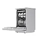 Midea MDWEF1034DSS-WC mosogatógép, 10 teríték, 3 kosár, Wifi, automatikus ajtónyitás, 44.8x60x84.5 cm, inox szín 