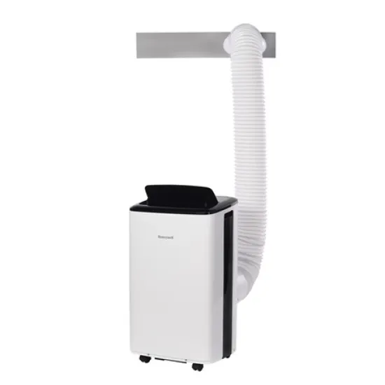 Honeywell HF09CESVWK mobil klíma, 2.6kW, Wifi, hűtés, párátlanítás, ventillálás, fehér/fekete szín 