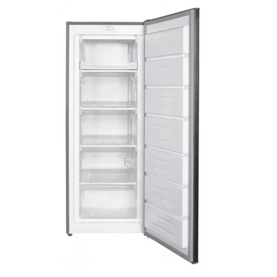 MPM MPM-182-ZS-09/E fagyasztószekrény 168L, 54.4x57.1x142.6 cm, sötét inox 